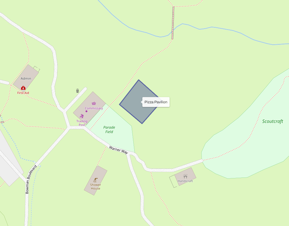 Pizza Pavilion Location Map